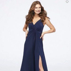 NWT: David's Bridal Navy Bridesmaid Dress